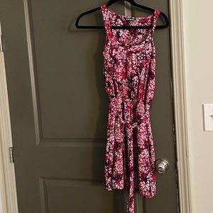 Women’s x small floral dress with waist tie
